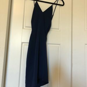 Navy Strappy mini dress